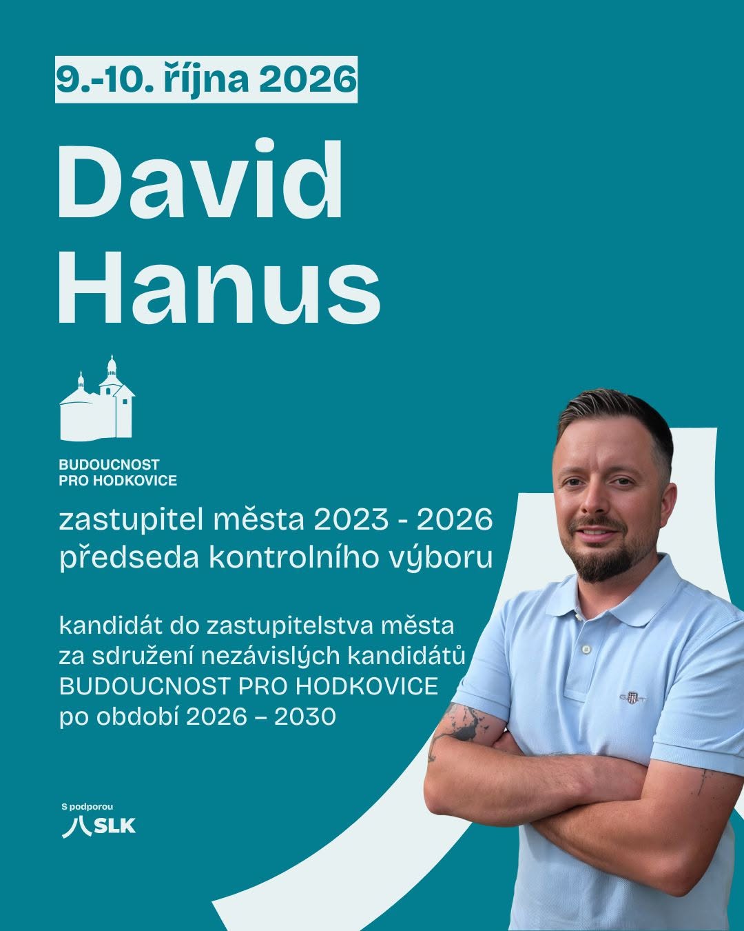 David Hanus — zastupitel města 2023–2026 · předseda kontrolního výboru